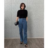 【手洗い可】フロッキーベロアトップス | cloenc | 詳細画像22 