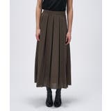 【手洗い可】ワイドプリーツスカート | cloenc | 詳細画像2 