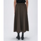 【手洗い可】ワイドプリーツスカート | cloenc | 詳細画像4 