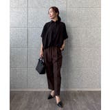 【手洗い可】ツイルバルーンブラウス | cloenc | 詳細画像22 