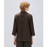 【UVカット/接触冷感/セットアップ】ドライタッチ八分袖テーラードジャケット | cloenc | 詳細画像14