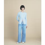 サックスブルー(090) | 【WEB限定カラーあり】Relaxy Rich シルクカシミヤ混 | cloenc
