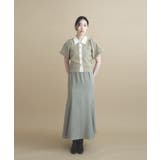 【手洗い可】フィブリルロングフレアスカート | cloenc | 詳細画像8