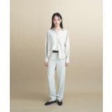 グレージュ(050) | 【手洗い可】フィブリルサテンシャツ | cloenc