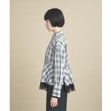 【手洗い可】レースペプラムブラウス | cloenc | 詳細画像5