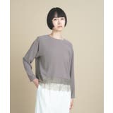 レースドッキングブラウス | cloenc | 詳細画像10