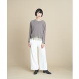 モカブラウン(042) | レースドッキングブラウス | cloenc