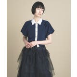 【手洗い可】バイカラーポロニット | cloenc | 詳細画像3
