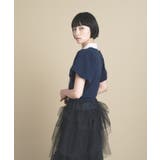 【手洗い可】バイカラーポロニット | cloenc | 詳細画像4