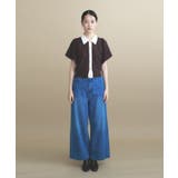 【手洗い可】バイカラーポロニット | cloenc | 詳細画像14
