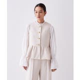 【オケージョン】ツイードペプラムジレ | cloenc | 詳細画像8 