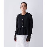 【オケージョン】ツイードペプラムジレ | cloenc | 詳細画像16 