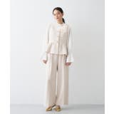 【オケージョン】ツイードペプラムジレ | cloenc | 詳細画像3 