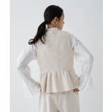 【オケージョン】ツイードペプラムジレ | cloenc | 詳細画像6 