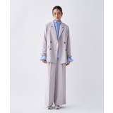 【防花粉／オケージョン／セットアップ】イージータックワイドパンツ | cloenc | 詳細画像5 