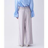 【防花粉／オケージョン／セットアップ】イージータックワイドパンツ | cloenc | 詳細画像16 