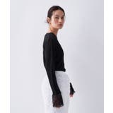 【オケージョン／手洗い可】レースシアーワッシャ―シカットソー | cloenc | 詳細画像16 