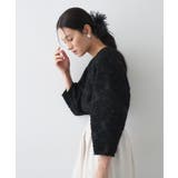 【オケージョン／手洗い可】フラワーシアージャカードシャツ | cloenc | 詳細画像19 