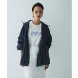 ブルー(093) | 【撥水/手洗い可】ウエストマークナイロンパーカー | cloenc