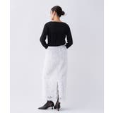 【オケージョン／手洗い可】フラワーチュールレーススカート | cloenc | 詳細画像4 