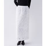 【オケージョン／手洗い可】フラワーチュールレーススカート | cloenc | 詳細画像5 