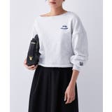 ライトグレー(110) | 【Philly chocolateコラボ】キャットモチーフ2wayスウェット | cloenc