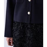 【オケージョン／手洗い可】ノーカラーニットカーディガン | cloenc | 詳細画像46 