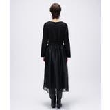 【セットアイテム オケージョン 手洗い可】ドットチュールレイヤードセットワンピー… | cloenc | 詳細画像45 