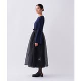 【セットアイテム オケージョン 手洗い可】ドットチュールレイヤードセットワンピー… | cloenc | 詳細画像7 