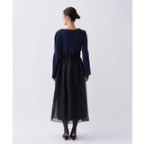 【セットアイテム オケージョン 手洗い可】ドットチュールレイヤードセットワンピー… | cloenc | 詳細画像9 