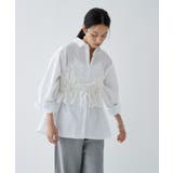 【手洗い可】シアーフラワーレースキャミソール | cloenc | 詳細画像3 