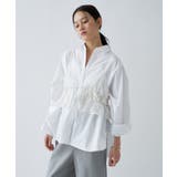 【手洗い可】シアーフラワーレースキャミソール | cloenc | 詳細画像4 