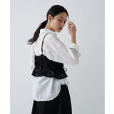 【手洗い可】シアーフラワーレースキャミソール | cloenc | 詳細画像20 