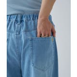 【手洗い可】ドロストイージーワイドデニムパンツ | cloenc | 詳細画像16 