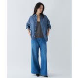 【手洗い可】ドロストイージーワイドデニムパンツ | cloenc | 詳細画像23 