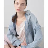 【マシンウォッシュ】シアーデニムオーバーシャツ | cloenc | 詳細画像1 