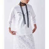 ホワイト(101) | 【Philly chocolateコラボ】キャットプリントロングTシャツ | cloenc