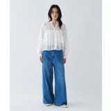 【手洗い可】シアーティアードフリルブラウス | cloenc | 詳細画像12