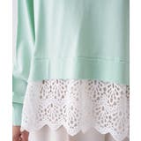 【手洗い可】レースドッキングニットプルオーバー | cloenc | 詳細画像24 