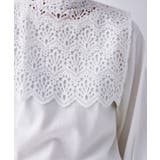 【2way／手洗い可】2wayレースパフスリーブニット | cloenc | 詳細画像7 