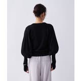 【2way／手洗い可】2wayレースパフスリーブニット | cloenc | 詳細画像20 