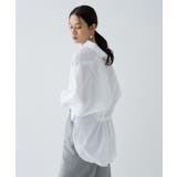 【手洗い可】バックギャザールーズシャツ | cloenc | 詳細画像10