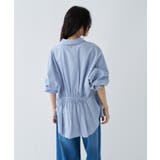 【手洗い可】バックギャザールーズシャツ | cloenc | 詳細画像21