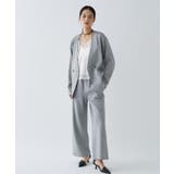 【セットアップ／接触冷感／マシンウォッシュ】リネンライクノーカラージャケット | cloenc | 詳細画像11 