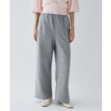 【セットアップ／接触冷感／マシンウォッシュ】リネンライクイージーパンツ | cloenc | 詳細画像11 