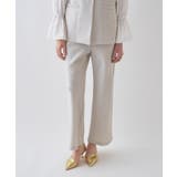 【セットアップ／接触冷感／マシンウォッシュ】リネンライクイージーパンツ | cloenc | 詳細画像3 