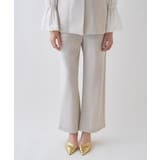 【セットアップ／接触冷感／マシンウォッシュ】リネンライクイージーパンツ | cloenc | 詳細画像4 