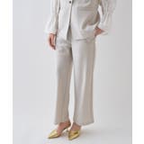 【セットアップ／接触冷感／マシンウォッシュ】リネンライクイージーパンツ | cloenc | 詳細画像5 