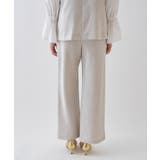 【セットアップ／接触冷感／マシンウォッシュ】リネンライクイージーパンツ | cloenc | 詳細画像7 