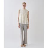 【セットアップ／接触冷感／マシンウォッシュ】リネンライクイージーパンツ | cloenc | 詳細画像15 